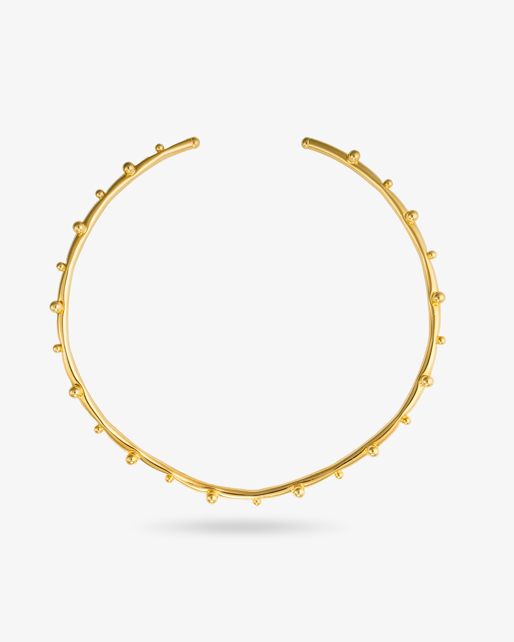 Gaby Beaded Dotted Choker Necklace