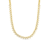 Yasmin Heart Delicate Tennis Necklace Gold — 18K gold-plated statement jewelry, hypoallergenic demi-fine piece by Denise