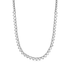 Yasmin Heart Delicate Tennis Necklace Gold — 18K gold-plated statement jewelry, hypoallergenic demi-fine piece by Denise